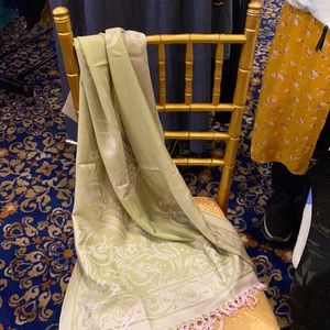 Pashmina scarf shawl wrap hijab pistachio green NWT I